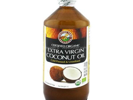 Country Farm Organic Extra Virgin Coconut Oil 1L For Sale