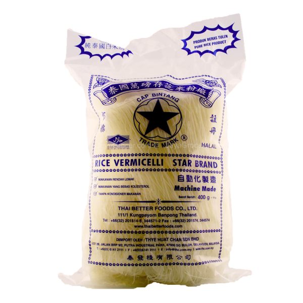 Star Brand Rice Vermicelli 400g Fashion