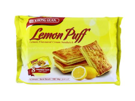 Khong Guan Lemon Puff Biscuit 168g Sale