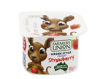 Farmers Union Strawberry Greek Yoghurt 90g on Sale