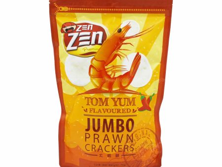 Zen Zen Premium Tom Yum Flavoured Jumbo Prawn Crackers 70g Online