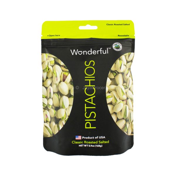 Wonderful Classic Roasted Salted Pistachios 168g Supply