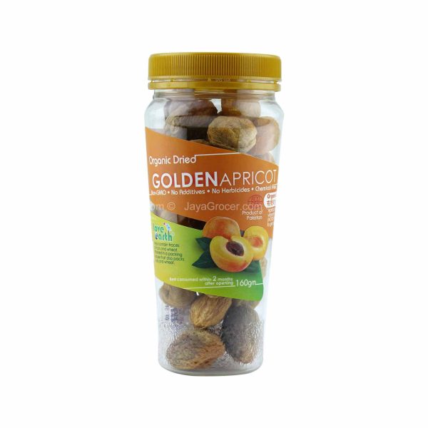 Love Earth Organic Dried Golden Apricot 160g Fashion