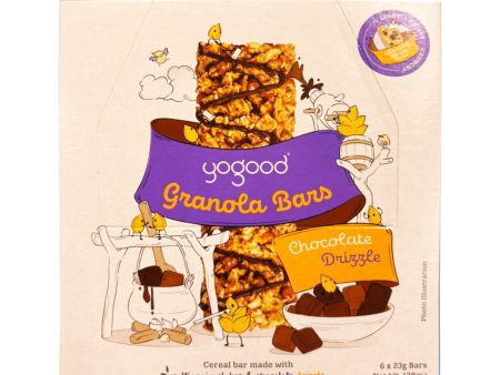 Yogood Chocolate Drizzle Granola Bars 138g For Sale