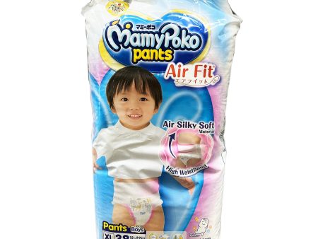 Mamy Poko Air Fit Pants Boy Diapers (Extra Large) 38pcs pack Sale