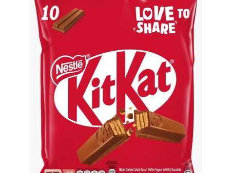 Kit Kat 2 Finger Sharebag Chocolate Wafer 17g x 10 on Sale