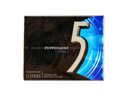 5 Gum Peppermint Cobalt Sugar Free Gum 12pcs pack Online Sale