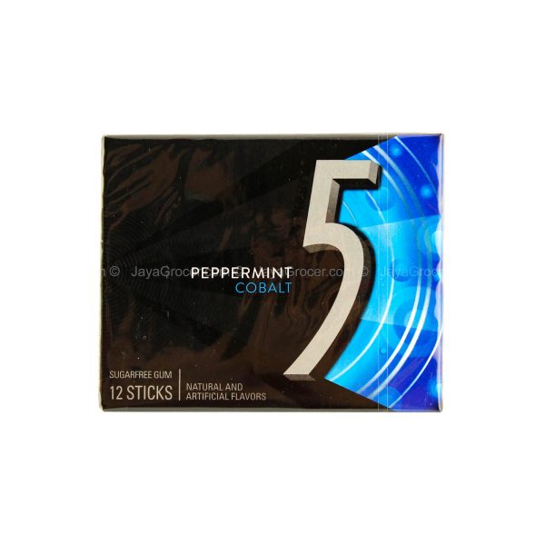 5 Gum Peppermint Cobalt Sugar Free Gum 12pcs pack Online Sale