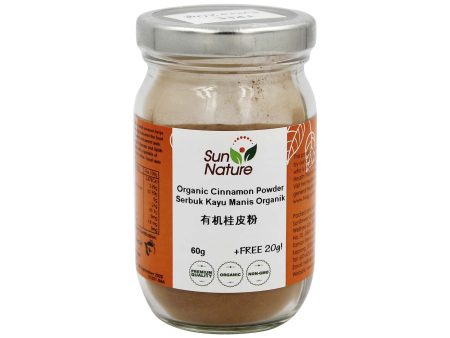 Sun Nature Organic Cinnamon Powder 60g Discount