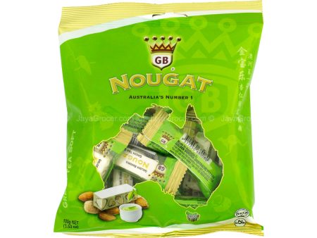 Golden Boronia Soft Green Tea Nougat 100g Fashion