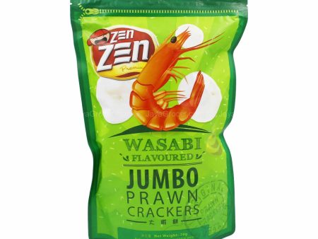 Zen Zen Premium Wasabi Flavoured Jumbo Prawn Cracers 70g Sale