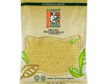 Radiant Whole Food Australian Organic Hulled Millet 500g Supply