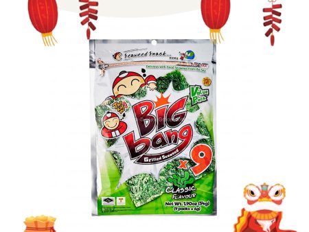 Tao Kae Noi Big Bang Classic Flavour Grilled Seaweed 54g Fashion