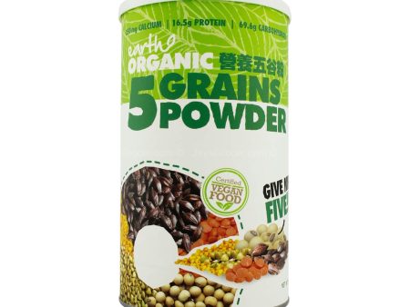 Earth Organic 5 Grains Powder 500g Online now