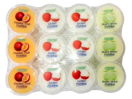 Cocon Nata Decoco Pudding Assorted Flavour 80g x 12 Hot on Sale