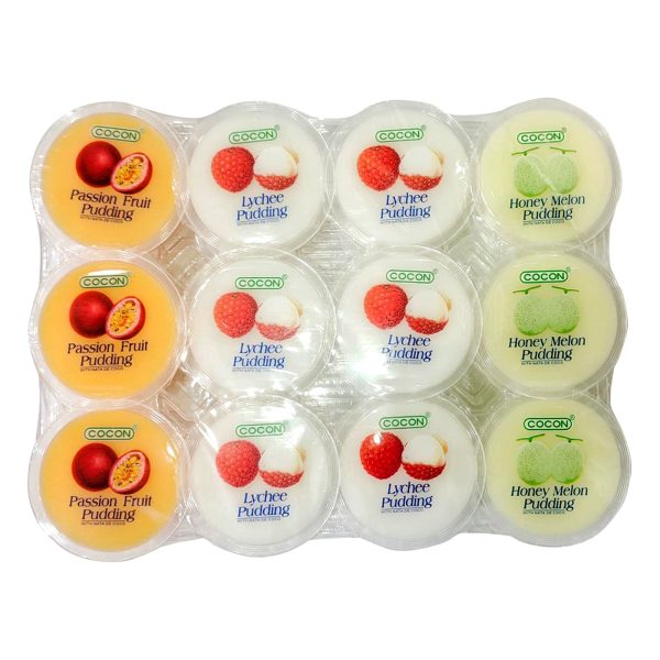 Cocon Nata Decoco Pudding Assorted Flavour 80g x 12 Hot on Sale