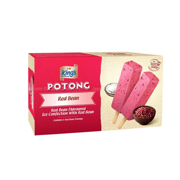 Kings Potong Red Bean Ice Cream 60ml x 6 Hot on Sale