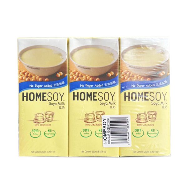 Homesoy No Added Sugar Soy Milk 250ml x 6 Hot on Sale