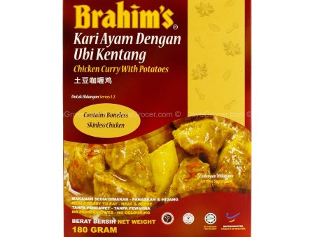 Brahim s Chicken Curry With Potatoes 180g For Cheap