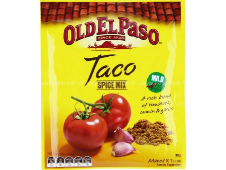 Old El Paso Taco Spice Mix Mild 30g Online Hot Sale