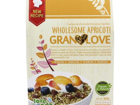 Love Earth Wholesome Apricot Granolove 300g Supply