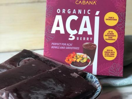 CABANA ORGANIC ACAI BERRY 4X100G Online Hot Sale