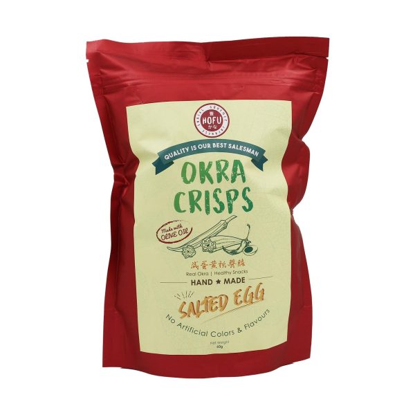 Hofu Salted Egg Okra Crisps (Salted Egg Lady Finger Crisps) 60g Discount