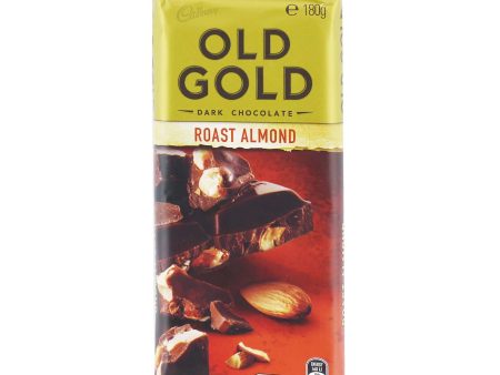 Cadbury Old Gold Roast Almond Dark Chocolate Bar 180g Cheap